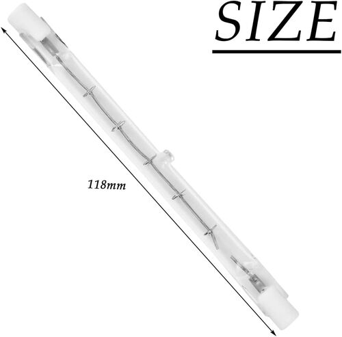 İthal - 300 W R7S 220-240V Çubuk Halojen Ampul 118mm