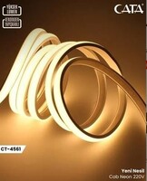 Cata 220V 3200K Gün Işığı Yüksek Lümen Cob Neon Led Aydınlatma 1 Metre CT-4561 - Thumbnail