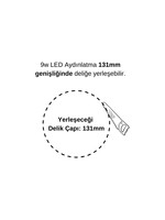 Cata Ct-5146 Eco 9W Panel Led Armatür Beyaz - Thumbnail