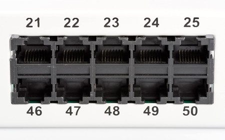 DİGİTUS 19 INCH 50 PORT CAT-3 ISDN PATCH PANEL ZIRHSIZ DN-91350-1 - Thumbnail