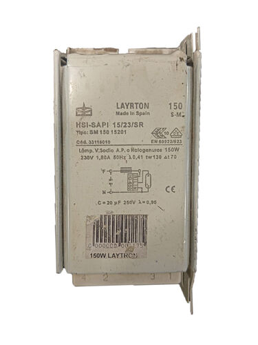 Layrton - LAYRTON 150 W HSI-SAPI 15/23/SR MEKANIK BALAST