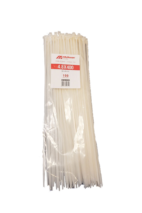 Mutlusan 4.8x400 Kablo Bağı Beyaz 062 129 048400