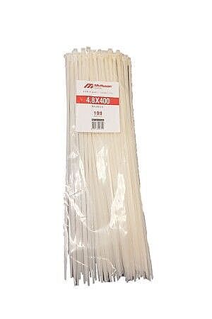 Mutlusan 4.8x400 Kablo Bağı  Beyaz 062 129 048400 - 2