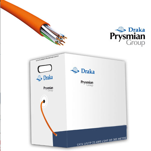 Prysmian - Prysmian Draka UC400 23 Cat6 U/UTP 4P LSZH Data Kablosu