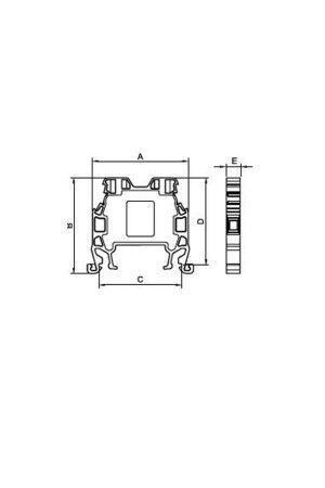 Onka 1015 Mavi Mrk 2,5mm² Vida Bağlantılı Ray Klemens