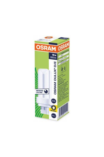 Osram - Osram Dulux DE 10 W/827 4P PL-C Sarı Ampul