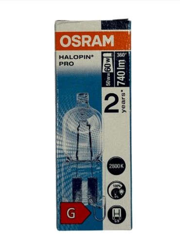 Osram - OSRAM HALOPIN 50(60W)/2800K 740LM G9 HALOJEN AMPUL PRO 66748
