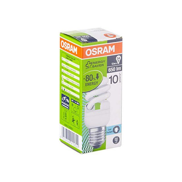 Osram - Osram Tasarruflu 12W 650 Lümen Beyaz Işık E27 Ampul
