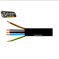 Öznur Kablo - Öznur 5x10 mm NYY Kablo - Siyah Öznur Kablo - Öznur 5x10 mm NYY Kablo - Siyah