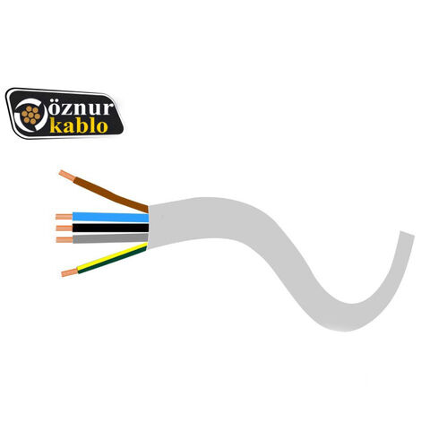 Öznur Kablo - Öznur Kablo 5x4 mm Siyah TTR-NYMHY