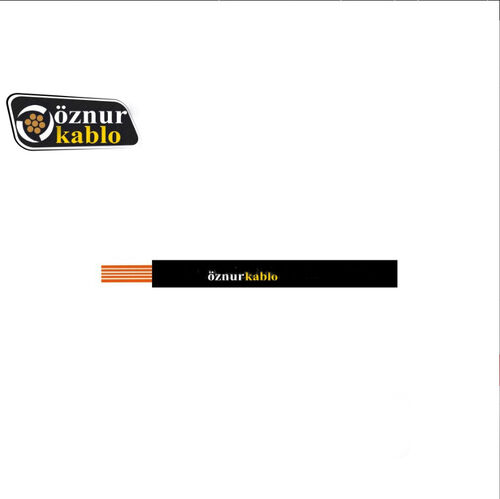 Öznur Kablo - Öznur Kablo 0,75 mm NYAF Siyah