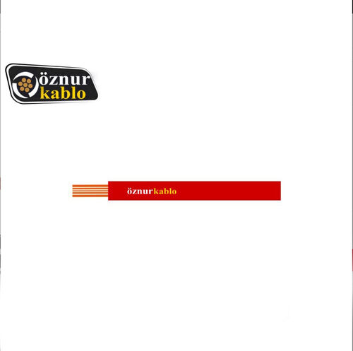 Öznur Kablo - Öznur Kablo 0,75 mm NYAF - Kırmızı