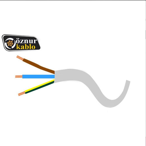 Öznur Kablo - Öznur Kablo 3x1,5 mm TTR BEYAZ-NYMHY