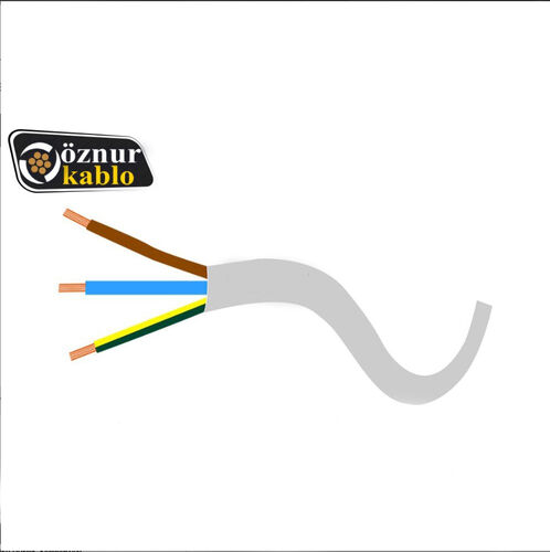 Öznur Kablo - Öznur Kablo 3x1,5 mm TTR Siyah -NYMHY