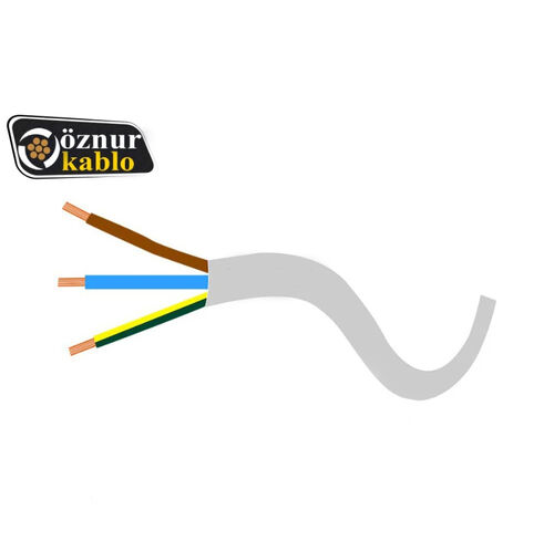 Öznur Kablo - Öznur Kablo 3x2,5 mm TTR BEYAZ - NYMHY