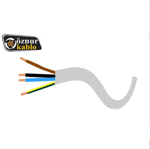 Öznur Kablo - Öznur Kablo 4x1,5 mm Siyah TTR - NYMHY