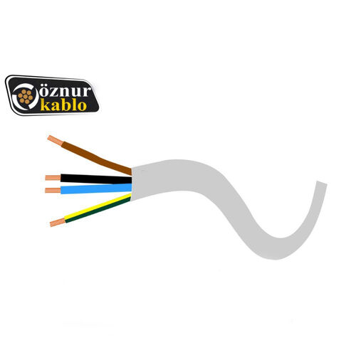 Öznur Kablo - Öznur Kablo 4x2,5 mm Siyah TTR -NYMHY