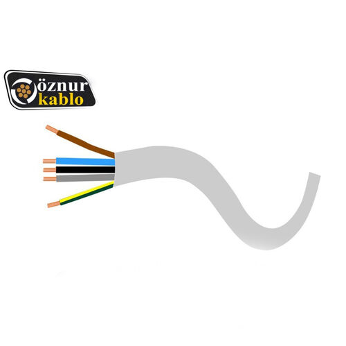 Öznur Kablo - Öznur Kablo 5x6 mm Siyah TTR-NYMHY