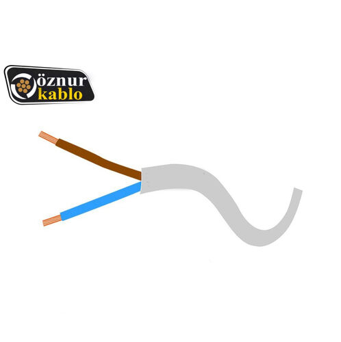 Öznur Kablo - Öznur Kablo 2x1 mm Siyah TTR - NYMHY