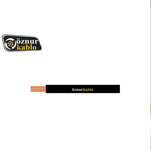 Öznur Kablo - Öznur 6 mm NYAF Kablo- Siyah