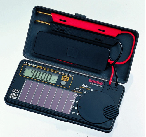 Sanwa - Sanwa PS8A Cep Tipi Multimetre Pocket Solar