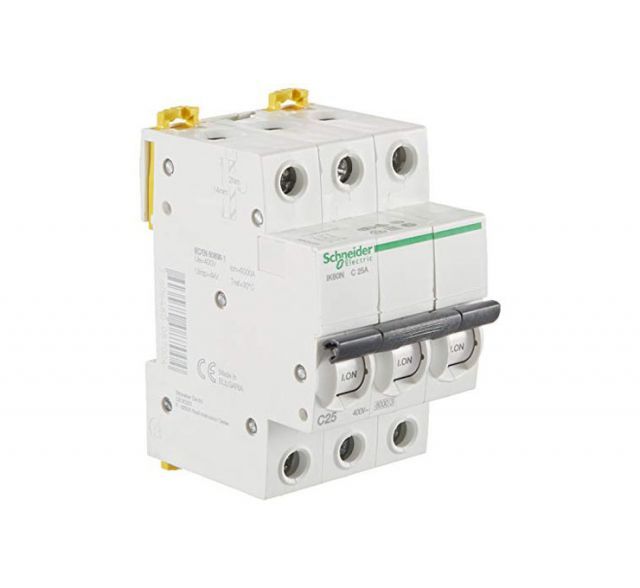 Schneider Electric - Schneider A9K24325 Otomat C3x25A 6Ka Trifaze Sigorta Schneider Electric - Schneider A9K24325 Otomat C3x25A 6Ka Trifaze Sigorta