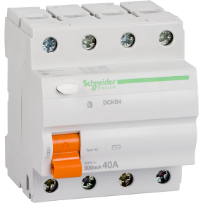 Schneider Electric Domae Kaçak Akım Rölesi 4P 40A 300MA AC-3303430110309 - 11030 - Thumbnail