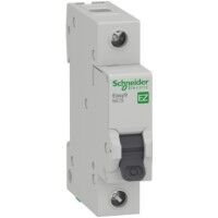 Schneider Elektrik - Schneider Electric Miniature circuit breaker, Easy9, 1P, 63 A, C curve, 6000 A