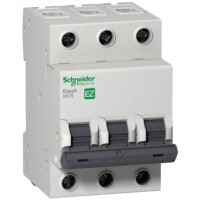 Schneider Elektrik - Schneider Electric Otomatik Sigorta, Easy9, 3P, 6 A, C curve, 10000 A