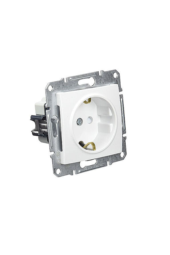Schneider Electric Sedna Topraklı Beyaz Priz + Çerçeve SDN3000121 - 3
