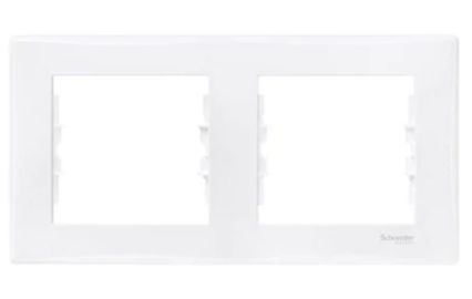 Schneider Elektrik - Schneider Elektrik Sedna Beyaz İkili Çerçeve 1 Adet. Schneider Elektrik - Schneider Elektrik Sedna Beyaz İkili Çerçeve 1 Adet.