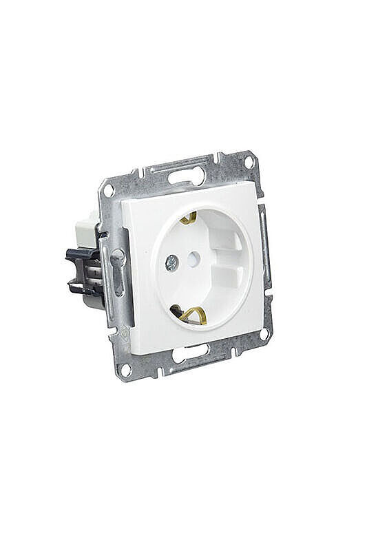 Schneider Elektrik Sedna Beyaz Topraklı Priz + Çerçeve - 3