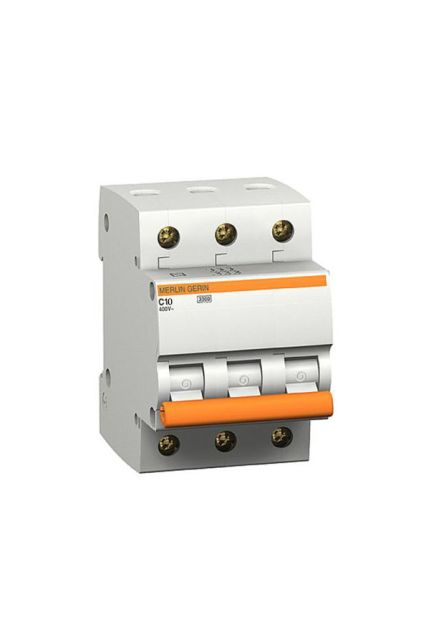 Schneider Electric - Schneider Merlin Gerin Domae 3P C 10A 3kA Otomatik Sigorta Schneider Electric - Schneider Merlin Gerin Domae 3P C 10A 3kA Otomatik Sigorta