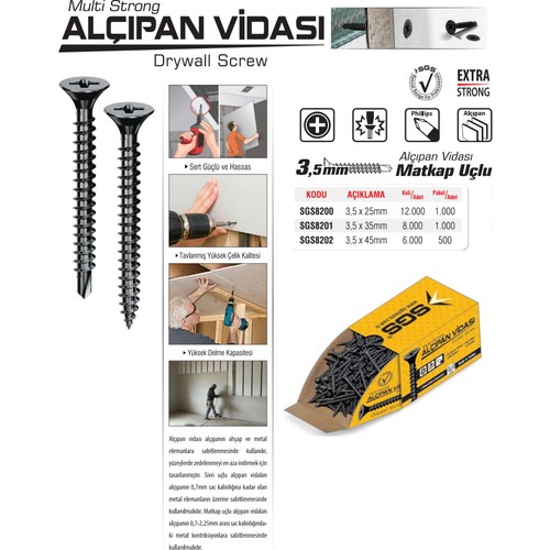 Sgs - SGS YHB MU ALCIPAN VIDA / 3,5*35mm