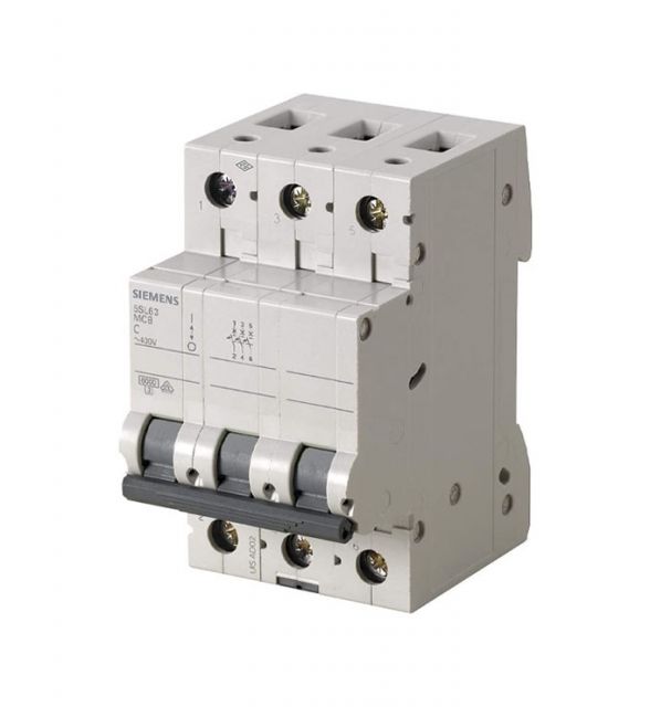 Siemens - Siemens 5SL6340-7YA 3 Fazlı 40A C Tipi 6kA Otomatik Sigorta Siemens - Siemens 5SL6340-7YA 3 Fazlı 40A C Tipi 6kA Otomatik Sigorta