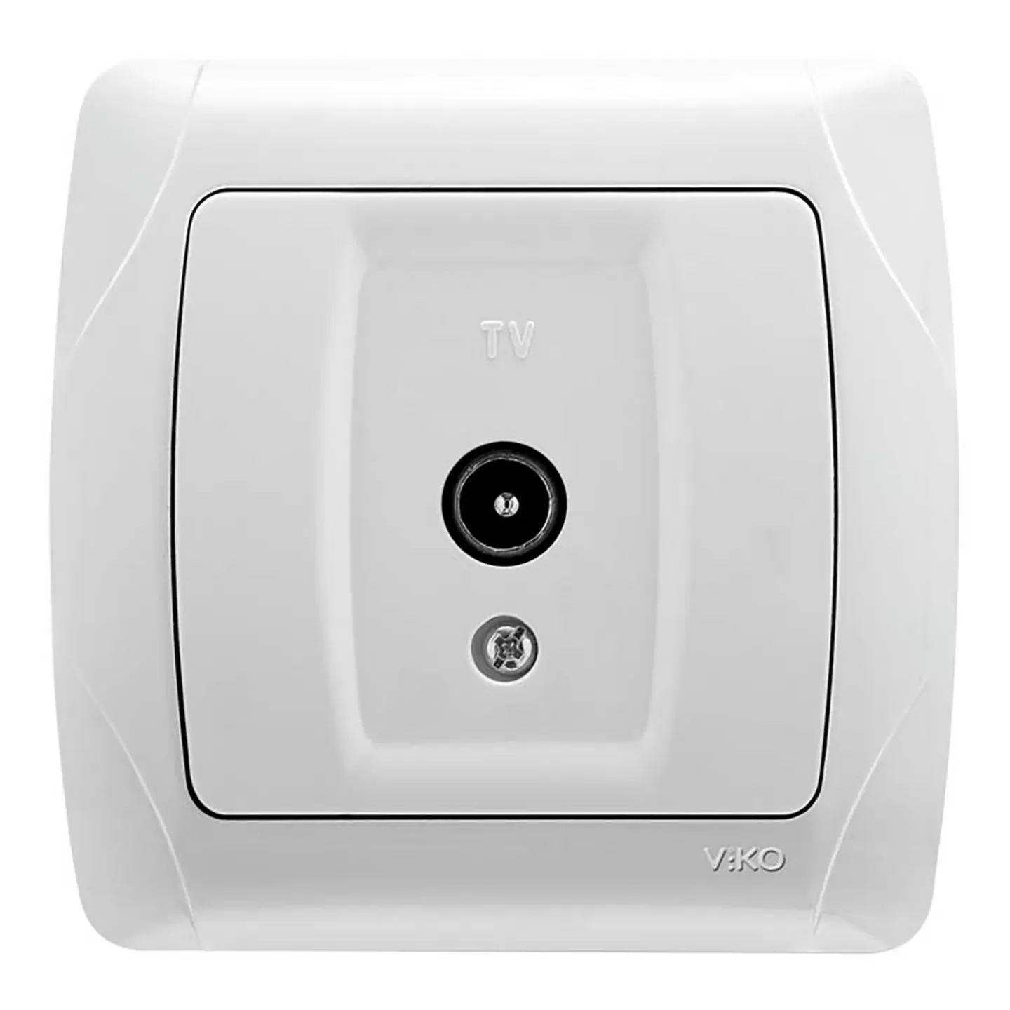 Viko - Viko Carmen Tv Priz Geçişli Beyaz Viko - Viko Carmen Tv Priz Geçişli Beyaz