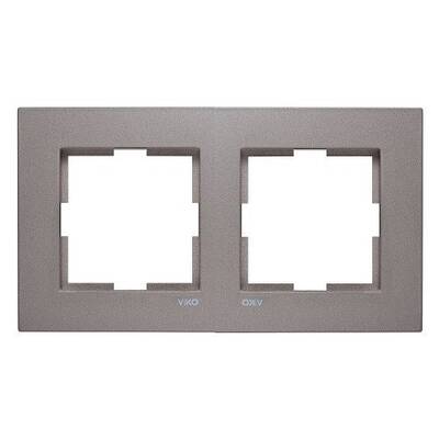Viko - Viko Artline Novella İkili Çerçeve - Antrasit Viko - Viko Artline Novella İkili Çerçeve - Antrasit