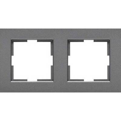 Viko - Viko Artline Novella İkili Çerçeve - Füme Viko - Viko Artline Novella İkili Çerçeve - Füme