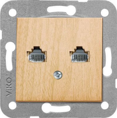 Viko - Viko Artline Novella İkili Nümeris Cat3 Kayın Mekanizma + Kapak (Çerçevesiz) 92115233 Viko - Viko Artline Novella İkili Nümeris Cat3 Kayın Mekanizma + Kapak (Çerçevesiz) 92115233