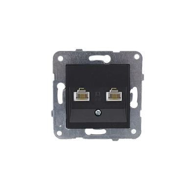 Viko - Viko Artline Novella İkili Numeris Cat3 Mekanizma + Kapak (Çerçevesiz) Siyah - 92105533 Viko - Viko Artline Novella İkili Numeris Cat3 Mekanizma + Kapak (Çerçevesiz) Siyah - 92105533