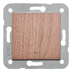 Viko Artline Novella Light Anahtar Mekanizma + Kapak Kayın (Çerçevesiz) 92115203 - 2