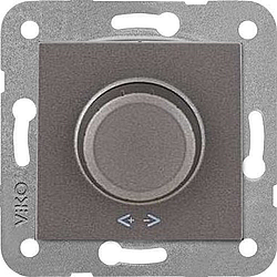 Viko Artline Novella R Dimmer RL Antrasit - 600W Mekanizma + Kapak (Çerçevesiz) 92105320 - 3