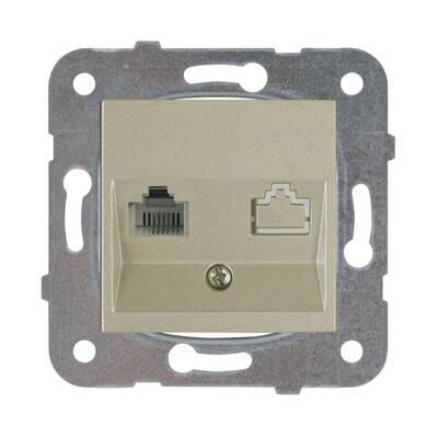 Viko - Viko Artline Novella Tekli Nümeris Cat3 Bronz / Mekanizma + Kapak (Çerçevesiz) 92105213 Viko - Viko Artline Novella Tekli Nümeris Cat3 Bronz / Mekanizma + Kapak (Çerçevesiz) 92105213