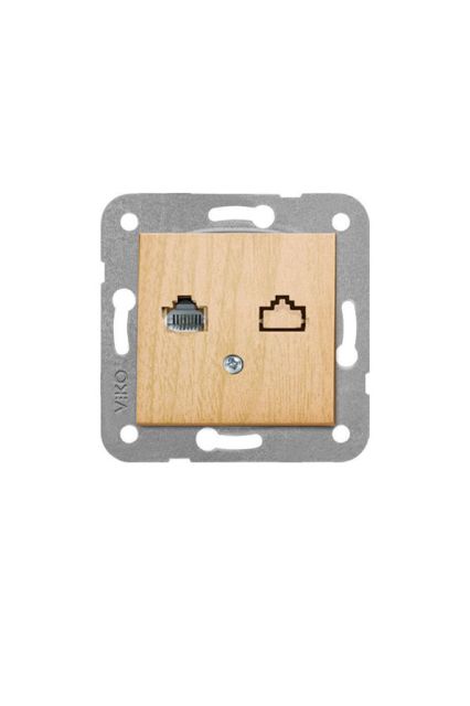 Viko - Viko Artline Novella Tekli Nümeris Cat3 Kayın Mekanizma + Kapak (Çerçevesiz) 92115213 Viko - Viko Artline Novella Tekli Nümeris Cat3 Kayın Mekanizma + Kapak (Çerçevesiz) 92115213