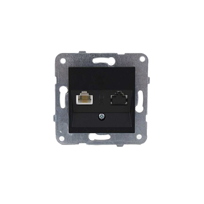 Viko - Viko Artline Novella Tekli Numeris Cat3 Mekanizma + Kapak (Çerçevesiz) Siyah - 92105513 Viko - Viko Artline Novella Tekli Numeris Cat3 Mekanizma + Kapak (Çerçevesiz) Siyah - 92105513