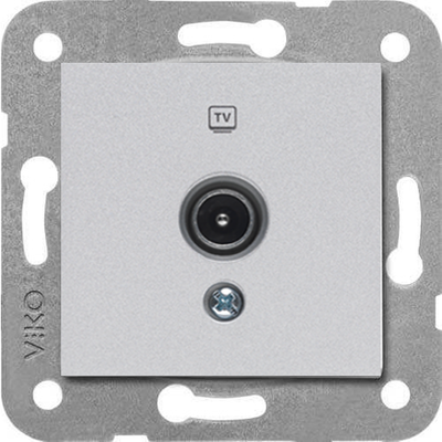 Viko - Viko Artline Novella Tv Dirençsiz Priz Gümüş - Mekanizma + Kapak (Çerçevesiz) 92105049 Viko - Viko Artline Novella Tv Dirençsiz Priz Gümüş - Mekanizma + Kapak (Çerçevesiz) 92105049