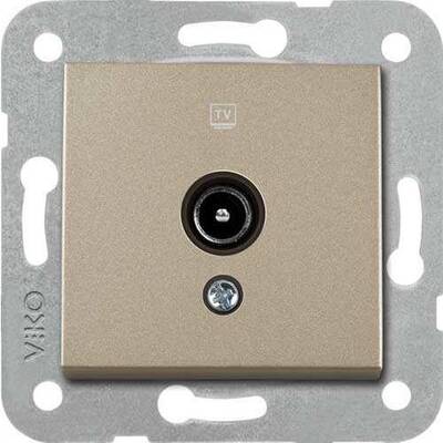 Viko - Viko Artline Novella Tv Sonlu Priz Bronz / Mekanizma + Kapak (Çerçevesiz) 92105210 Viko - Viko Artline Novella Tv Sonlu Priz Bronz / Mekanizma + Kapak (Çerçevesiz) 92105210