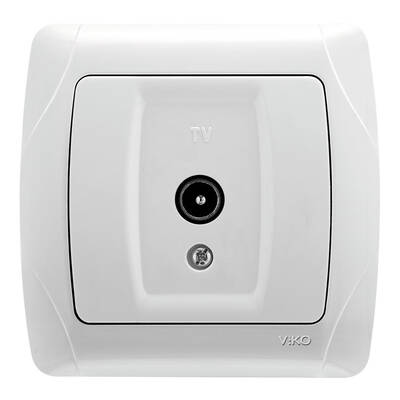 Viko - Viko Carmen Tv Prizi 12 dB Mekanizma ve Çerçeve (Beyaz) 90561060 Viko - Viko Carmen Tv Prizi 12 dB Mekanizma ve Çerçeve (Beyaz) 90561060