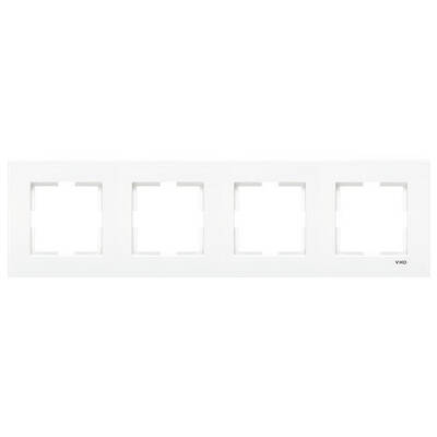 Viko - Viko Karre Dörtlü Çerçeve Beyaz 90960203 Viko - Viko Karre Dörtlü Çerçeve Beyaz 90960203