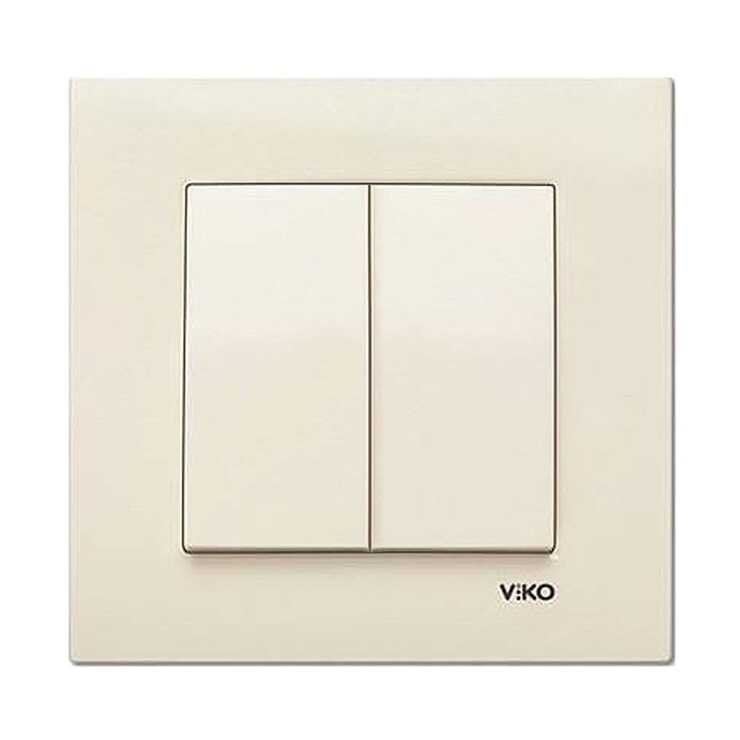 Viko Karre Komütatör Mekanizma + Çerçeve (krem) - 90960102